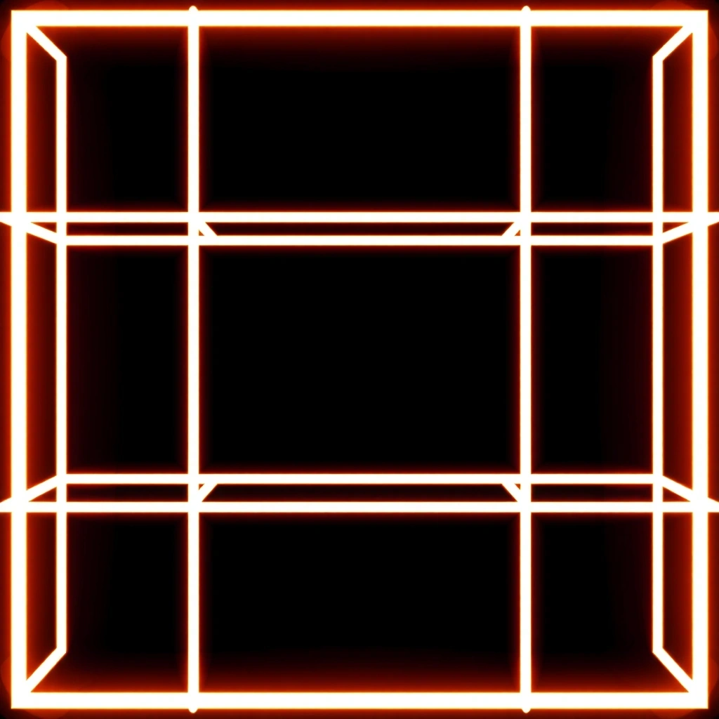 Abstract neon grid background