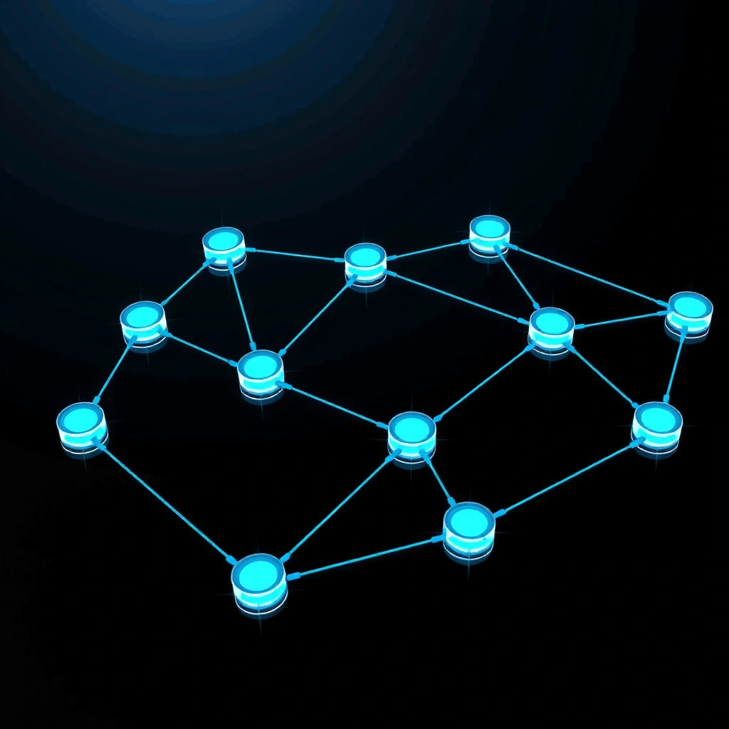 Nessuni network visualization showing connection nodes